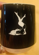 Vintage Playboy x Femlin porcelain handled Mug HMH Pub Co Inc Black & White picture