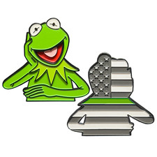 GL09-006 Thin Green Line Flag Border Patrol Challenge Coin Always Be Yourself Se picture