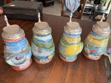 Longton Crown Fishing Hall of Fame Stein Muskellunge Muskie Bass Walleye picture