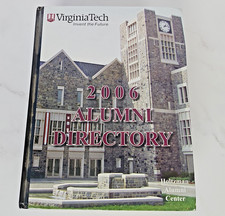 2006 Virginia Tech Alumni Directory VT Hardcover Big Reference Book Michael Vick picture