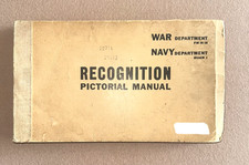 RARE WWII 1943 USN US NAVY AIRCRAFT RECOGNITION BOOK picture