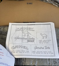 UNUSED 1994 CAMEL NEON SIGN ~ logo with 