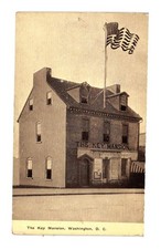 Vintage Key Mansion Washington DC Postcard Francis Scott Key Home 1910s picture