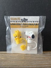 Peanuts Snoopy and Woodstock Straw Toppers 2025 BPA FREE STANLEY STRAW TOPPER picture