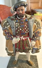 Rare Hand Painted Lead Figure Of Tudor King Henry VIII Figurine 1940’s Heavy HTF picture
