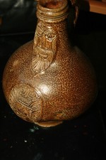 16-17 TH CENTURY BELLARMINE FRECHEN RAEREN MEDIEVAL JUG picture
