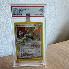 Pokémon 2003 ex Dragon Salamence #19 PSA 9 English Cert 65265382 picture
