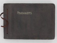 African American Antique Photo Album 1900s Black Cowboy Interracial Ebony J15151 picture