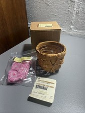 Longaberger 2013 Horizon Of Hope Basket Set NIB Liner & Protector picture