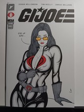 Frank Cho Inspired Blank Sketch Cover Original Art image comics GI Joe Baroness picture