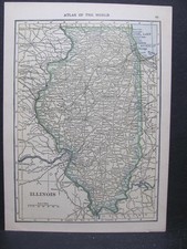1910 ILLINOIS / MINNESOTA 5x7