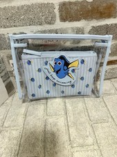 Disney Pixar Finding Nemo’s Dory Primark 2pc Cosmetic / Toiletry Bag Set - NWT picture