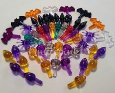 Mega Lot 50 Halloween Lights Spiders Skulls Bats for Ceramic Christmas Tree Bulb picture