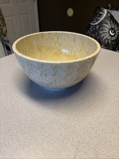 Vtg Boonton Ware Melamine Mixing Bowl Yellow Confetti Splatter 511C 4qt picture