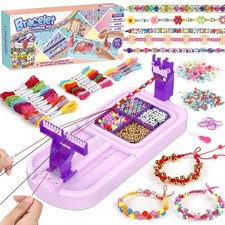 Friendship Bracelet Making Kit for Girls Ages 8-12, DIY Arts and Crafts Loom picture