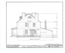 Columbus NJ William R Atkinson Shinn House 1900s HABS north elevation picture