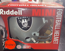 Riddell Oakland Raiders Mini Football Helmet Signed by Dudley #83 TE w/ Box picture