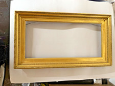 19 C Gilt Fine Art Frame w/ Beaded Edge 20.25 x 11.25 picture
