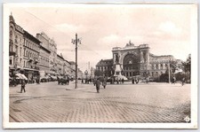 Budapest Keleti Pályaudvar Eastern Terminus Vintage Rotophot Postcard picture
