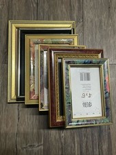 Vintage Pastel Floral Gold Picture Frames Mixed Lot Picture Frames Traditional picture