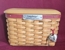 2004 Longaberger Hostess Appreciation Basket with Liner, Prot, Lid and tie-on picture