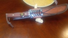Japanese Style Fixed Blade Knife*Leather Sheath*Dc53*Bushcraft*Heavy Duty picture
