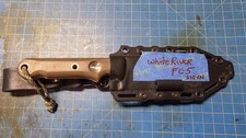 WHITE RIVER FC5 FIRECRAFT KNIFE AND CUSTOM KYDEX SHEATH- USED, IN EXCELLENT COND picture
