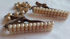 Vintage Faux Pearl Sweater Clip picture
