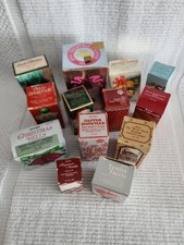 VINTAGE AVON 13 Holiday Cologne Decanters. PRE-OWNED/SOME NEW - BOXED picture