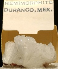 Vintage Hemimorphite Crystal - Durango Mexico - Dr. Bruce Stinchcomb Collection picture