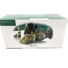 Dept 56 Wooden Pier Village Accessories Wood Dock Boat Ramp Fishing 52766 NEW picture