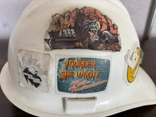 VINTAGE Universal Studios Florida 1990 Crew HardHat Kong Ghostbusters Rides RARE picture
