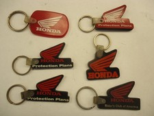 Vintage Motorcycle Key Chain Keychains Lot Honda Wingfoot logo picture