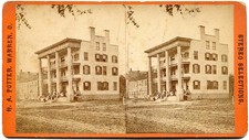 Warren OH Ohio Dana's Musical Institute Trumbull County 1870s Stereoview Photo picture
