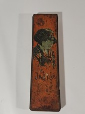 Antique 1920s Metal Pencil Box CANCO Beautebox Jackie Coogan Child Star Tin Rare picture