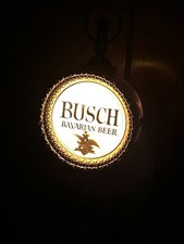 Vintage Busch Bavarian Beer Lighted Wall Sconce With Classical Design picture