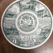 Vintage Fort Bend County Texas Sesquicentennial Collector Plate Decorative  picture