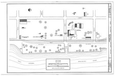 Prairie du Chien Wisconsin 1900s Dousman Hotel Site Plan Water St Fisher St picture