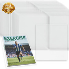 100 PCS Magazine Protectors Clear Plastic Sleeves Resealable Magazine Bags picture