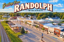 Greetings From Randolph, Wisconsin Modern 4x6 Postcard E201 picture