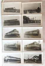 C. 1940s Seaboard Air Line Railroad Diesel Locomotive Photo Lot Of 10 picture