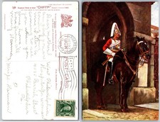 Whitehall Sentry On Guard London Postcard picture