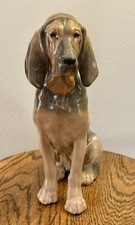 Antique 1923 Royal Copenhagen Bloodhound Dog Figurine 1322 Lauritz Jensen 1st Q picture