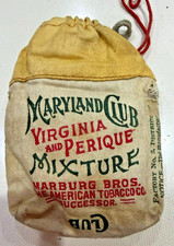 904 ~ Empty 1940's Original Maryland Club Mixture Pouch . Virginia & Perique picture