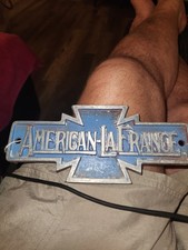 ~ 1900s Antique American Lafrance Fire Engine Grill / Radiator Badge picture