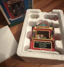 Lemax Table Accents - Global Bean Coffee Kiosk | Christmas Winter Village picture