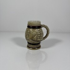 Avon Collectible Miniature Beer Stein. Vintage beer mug with ship design (i2) picture