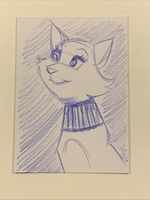 Nate Rosado Original Sketch Card 2026 1/1 duchess aristocats picture
