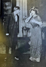 1910 Vintage Illustration Actors Frederick Burton and Jane Peyton picture