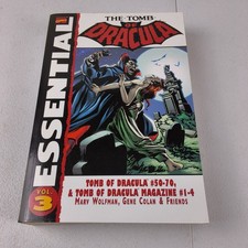 The Tomb of Dracula Volume 3 Marvel Comics Essential TPB Softcover OOP RARE picture